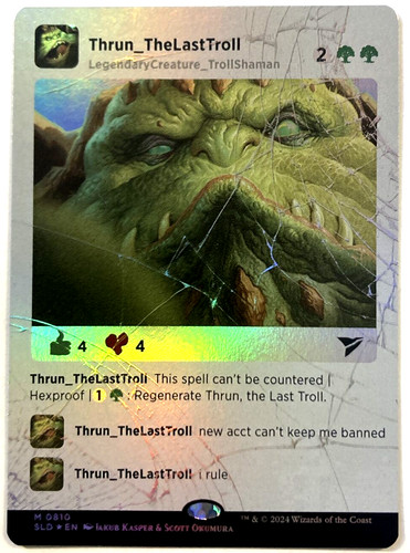 Mtg thrun the - mtg, troll
