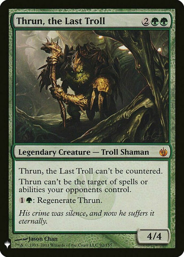 Mtg magic thrun the - thrun, last
